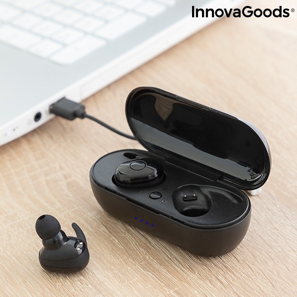 БЕЗЖИЧНИ СЛУШАЛКИ С МАГНИТНО ЗАРЕЖДАНЕ EBEATS INNOVAGOODS