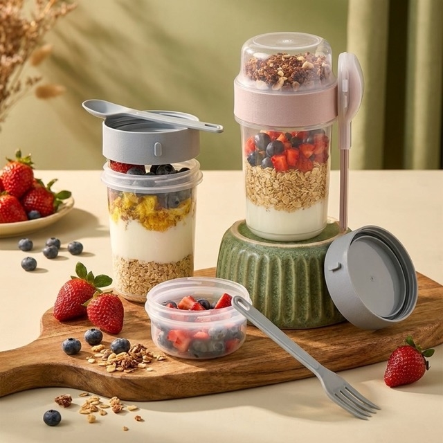 Чаша за кисело мляко и мюсли YOGURT TO GO – Свежа закуска навсякъде с теб