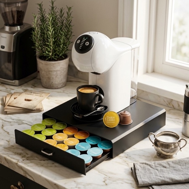 Чекмедже органайзер и поставка за 30 кафе капсули Dolce Gusto