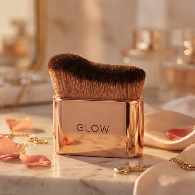 Четка за лице и тяло „GLOW“ – Зашеметяващ блясък без ивици