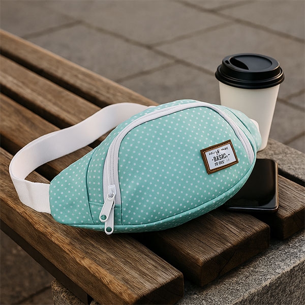 Дамска чантичка за кръст Pastel Blue