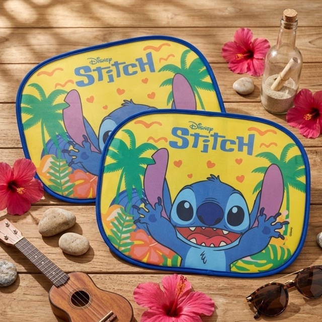 Детски сенници за кола Стич (Stitch) – Комплект от 2 бр.