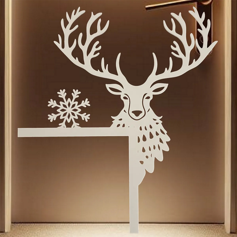 Коледна декорация за врата Елен Christmas Door Corner