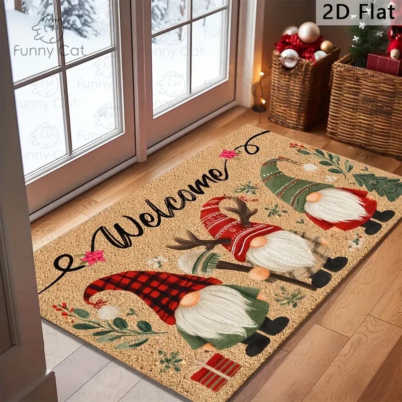 Коледна постелка с три джуджета Welcome Christmas