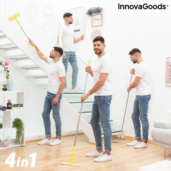 КОМПЛЕКТ ЗА ПОЧИСТВАНЕ 4 В 1 CLESE INNOVAGOODS