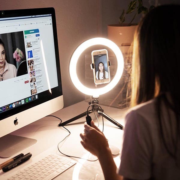 LED ринг лампа с трипод