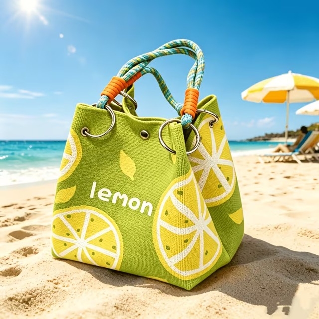Лятна малка дамска чанта Lemon – Зелена