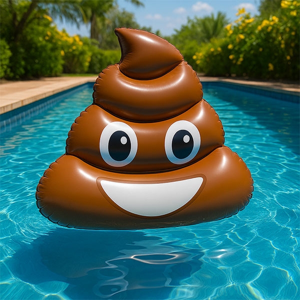 НАДУВАЕМ МАТРАК POO EMOTION ADVENTURE GOODS