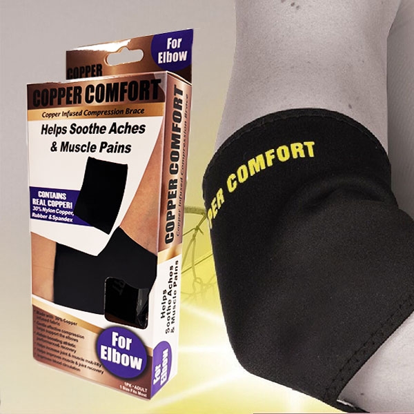 Налакътник Copper Comfort с медна компресия