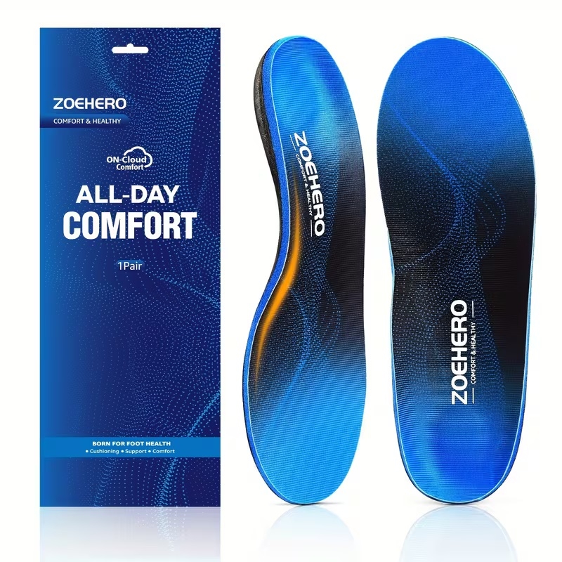 Ортопедични стелки ZOEHERO All-Day Comfort с поддръжка на свода