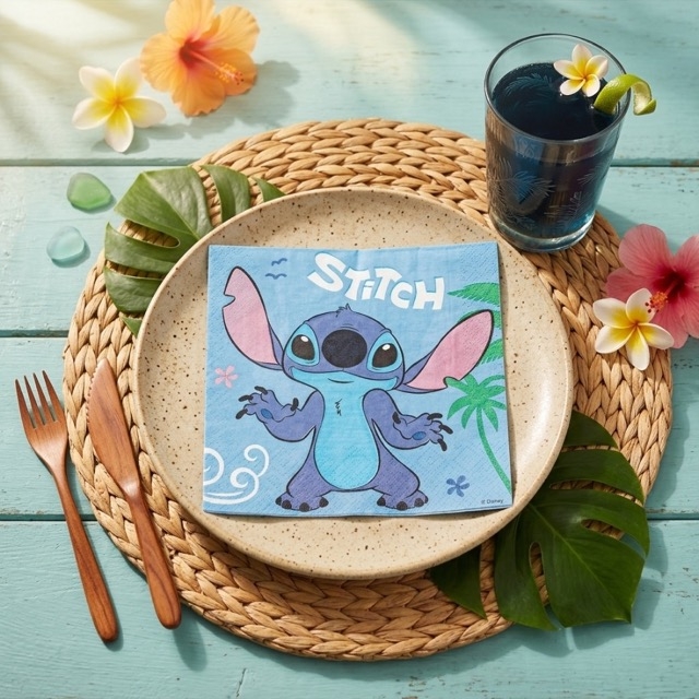 Парти хартиени салфетки Стич (Stitch) – 16 бр.