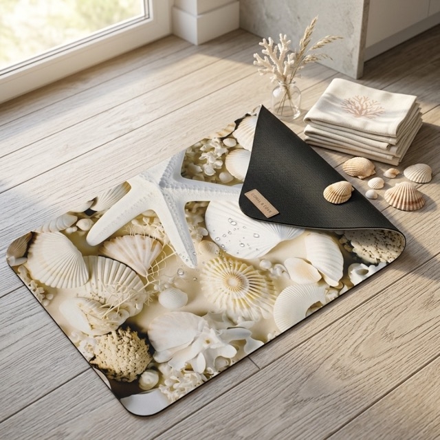 Постелка за баня Sea Shells 60 x 40 см