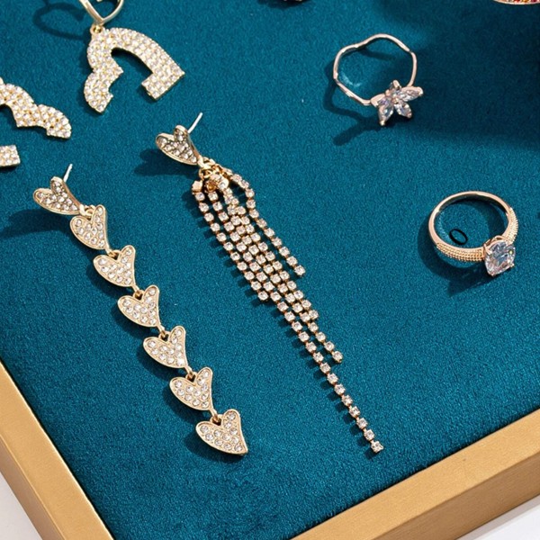Правоъгълен органайзер за бижута възглавничка Rectangle Jewelry Tray