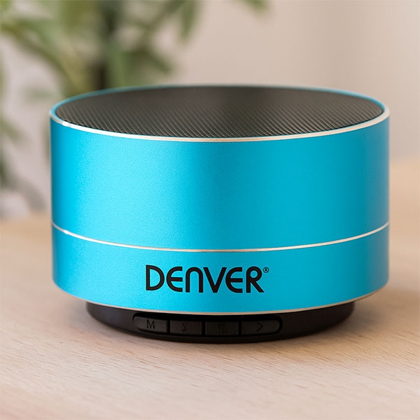 ПРЕНОСИМА БЛУТУТ КОЛОНА DENVER ELECTRONICS BTS-32 СИНЯ 3W