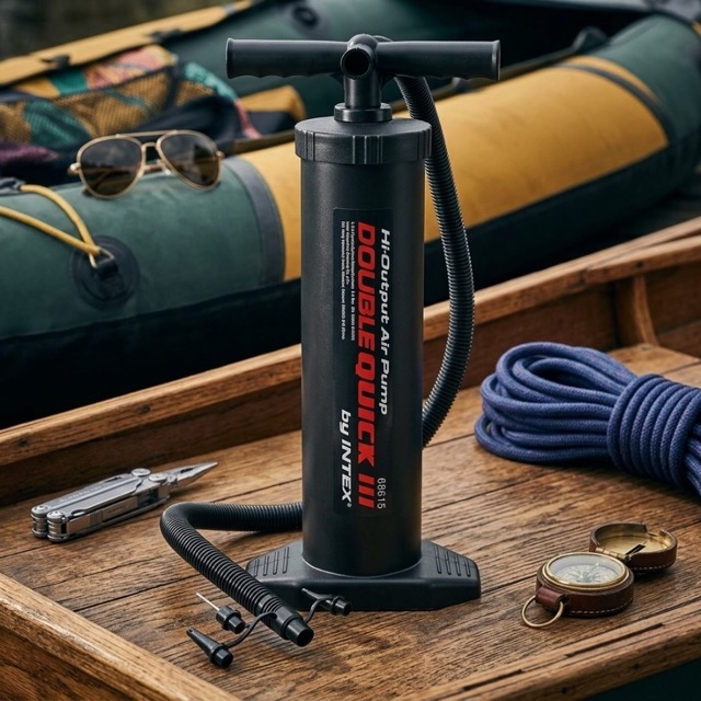 Ръчна помпа с двойно действие Double Quick III – Intex, 48 см
