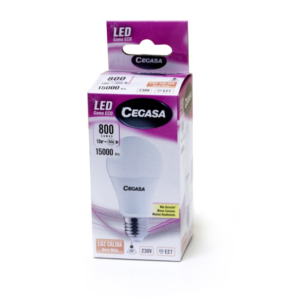 СФЕРИЧНА LED КРУШКА ЗА ЛАМПА CEGASA E27 10W A+