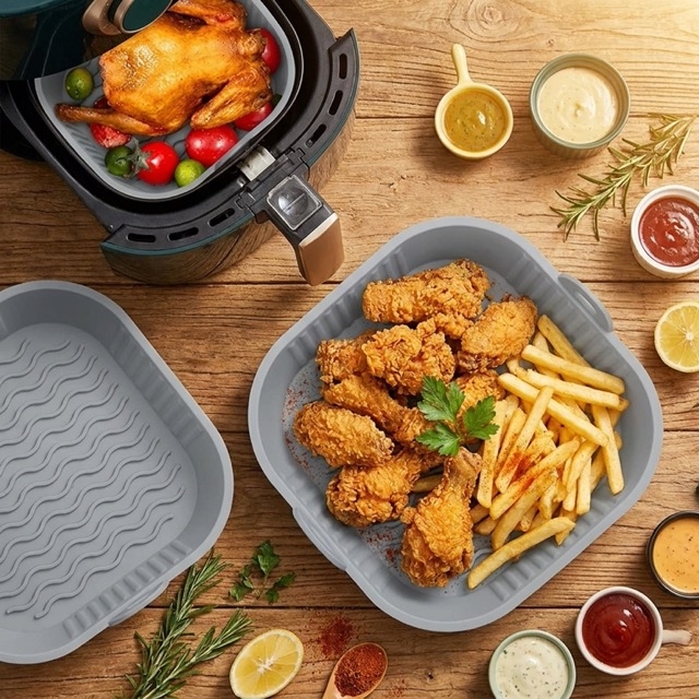 Силиконова подложка за Еър Фрайър Silicone Air Fryer Pad