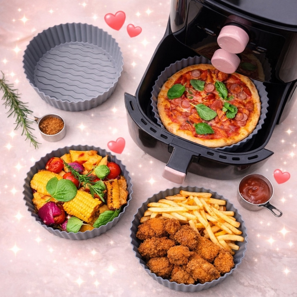 Силиконова тавичка за готвене в Air Fryer
