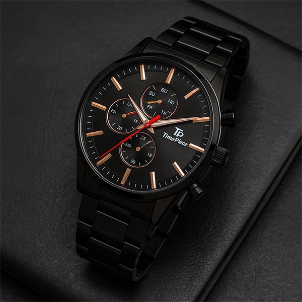 Time Piece Мъжки часовник с каишка от неръждаема стомана