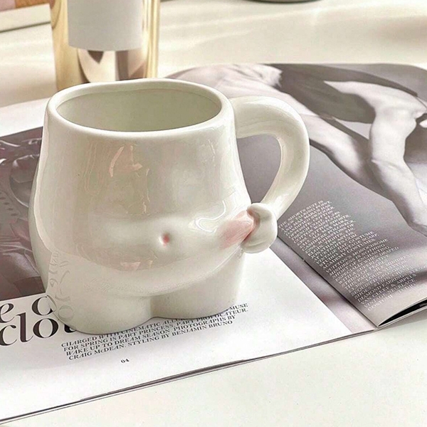Забавна артистична чаша Cute Belly Mug